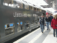 Der LBE Doppelstockzug (1936) aus Lübeck und...