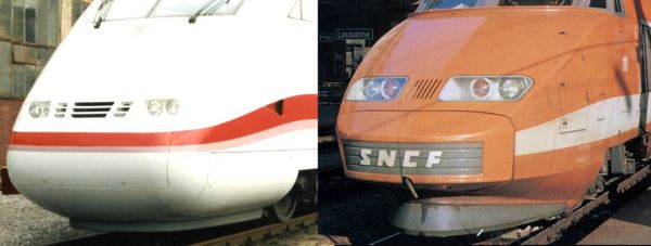 Vergleich ICE und TGV